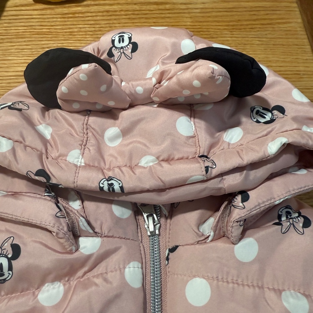 Pink Polka Dot Minnie Mouse Jacket with Ears